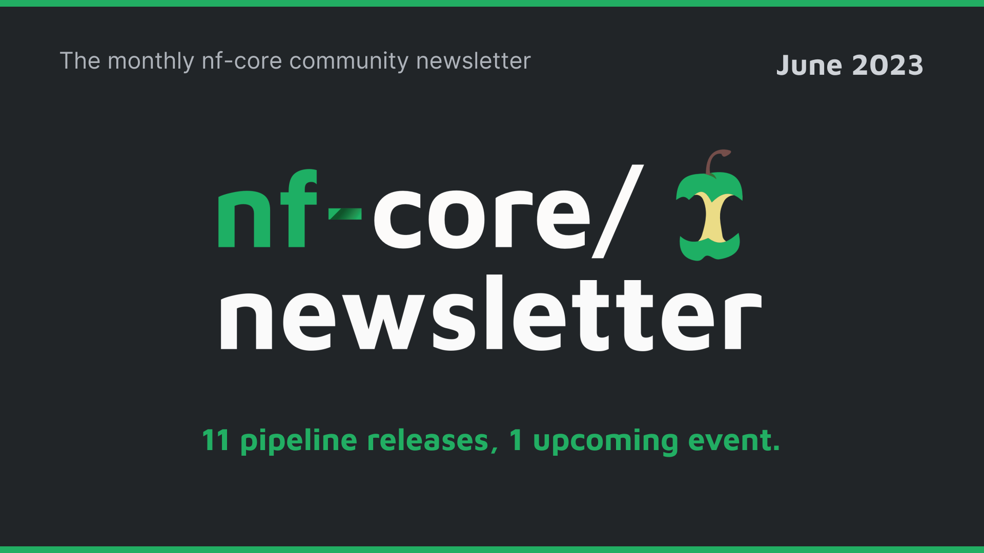 nf-core newsletter — June 2023