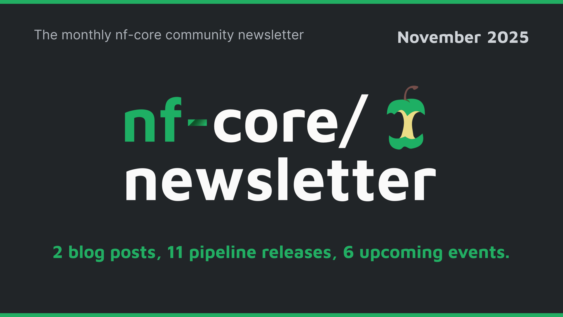 nf-core newsletter — November 2025